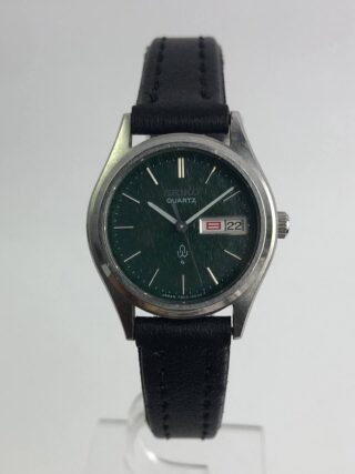 SEIKO QUARTZ LADY GREEN TEXTURE DIAL