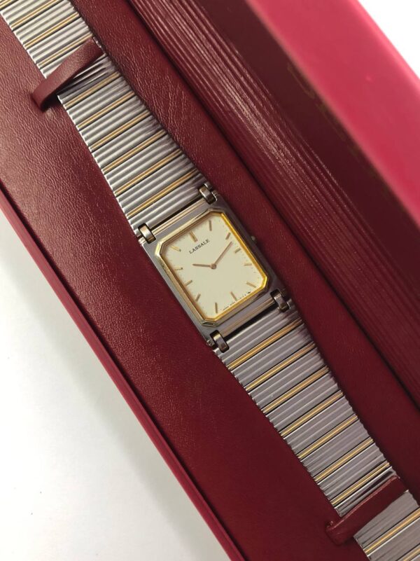 SEIKO LASSALE TANK TWOTONE