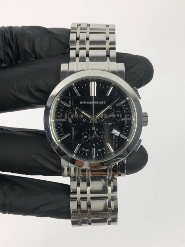 BURBERRY CHRONOGRAPH SWISSMADE ALL ORIGINAL - Gambar 3