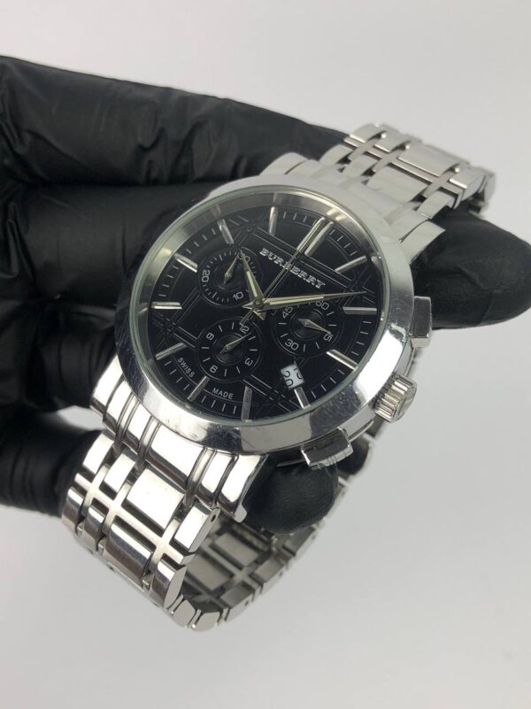 BURBERRY CHRONOGRAPH SWISSMADE ALL ORIGINAL - Gambar 2