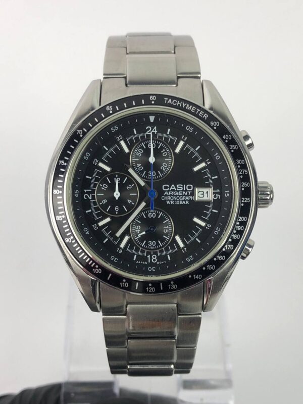 CASIO ARGENT CHRONOGRAPH