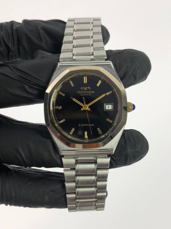 TECHNOS MULTIGONAL BEZEL VINTAGE - Gambar 2