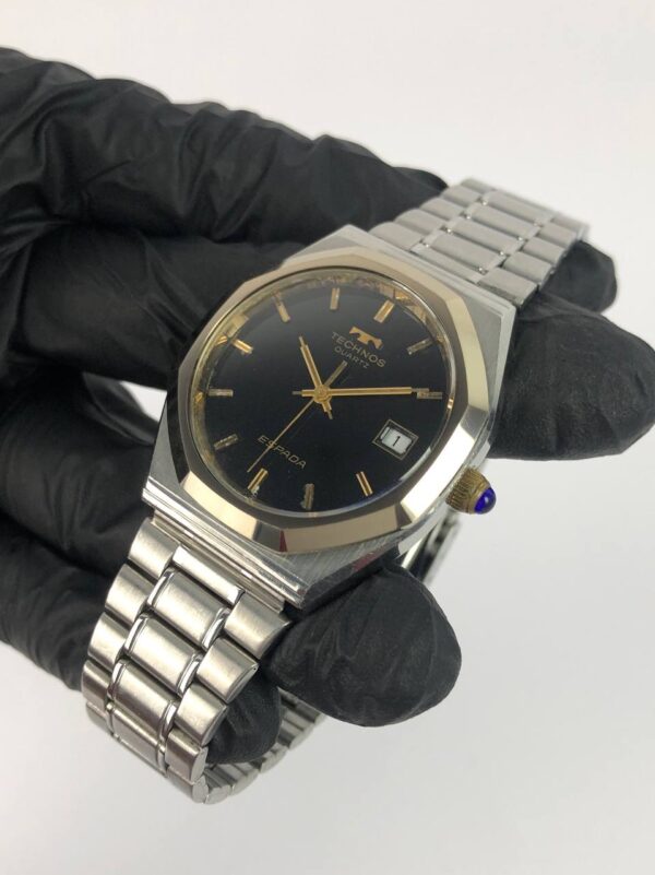 TECHNOS MULTIGONAL BEZEL VINTAGE - Gambar 3