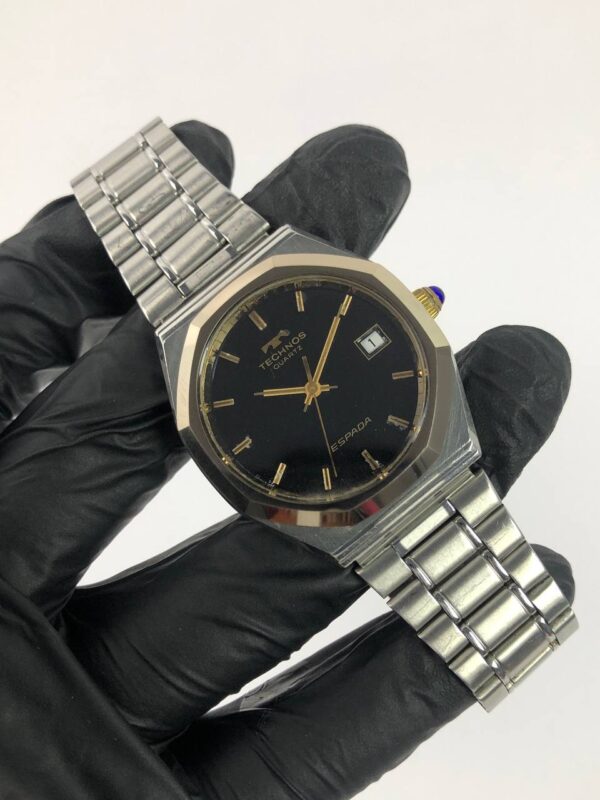 TECHNOS MULTIGONAL BEZEL VINTAGE - Gambar 4