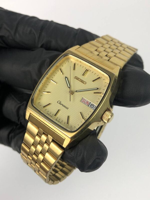 ALL ORIGINAL SEIKO CHRONOS TEXTURE DIAL - Gambar 3