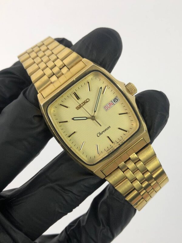ALL ORIGINAL SEIKO CHRONOS TEXTURE DIAL - Gambar 4