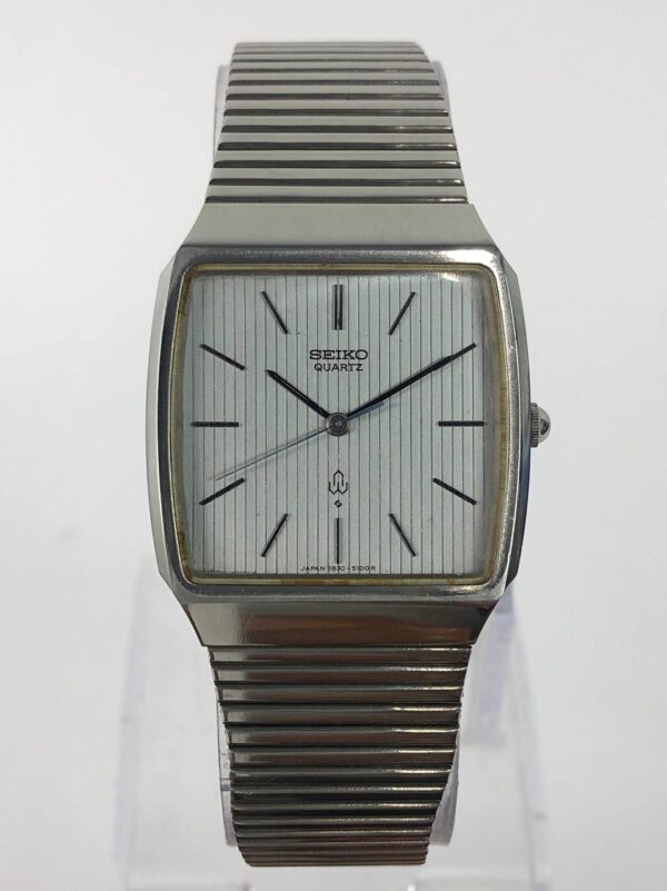 SEIKO QUARTZ GREY DIAL ALL ORI