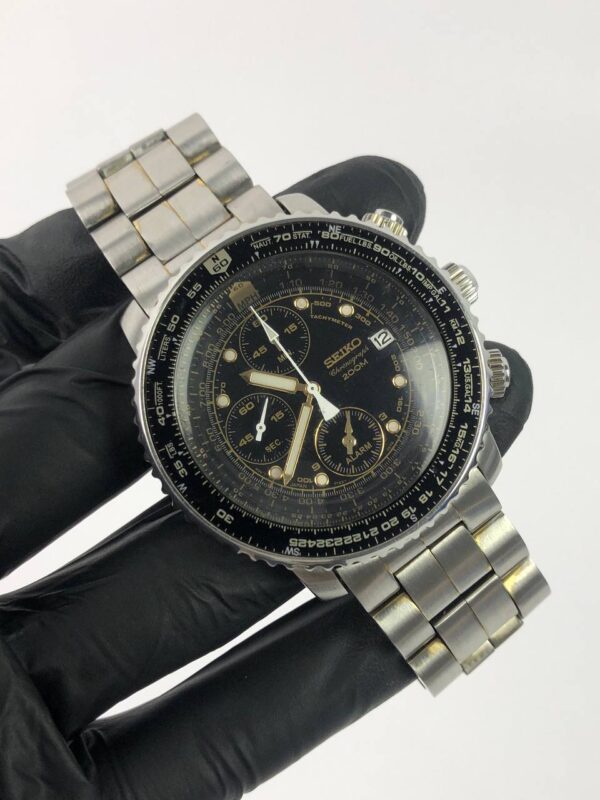 SEIKO PILOT ALARM CHORONOGRAPH - Gambar 4