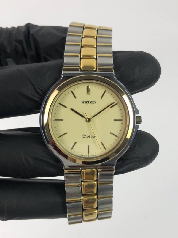 SEIKO DOLCE WATCH MEN TWO TONE - Gambar 2