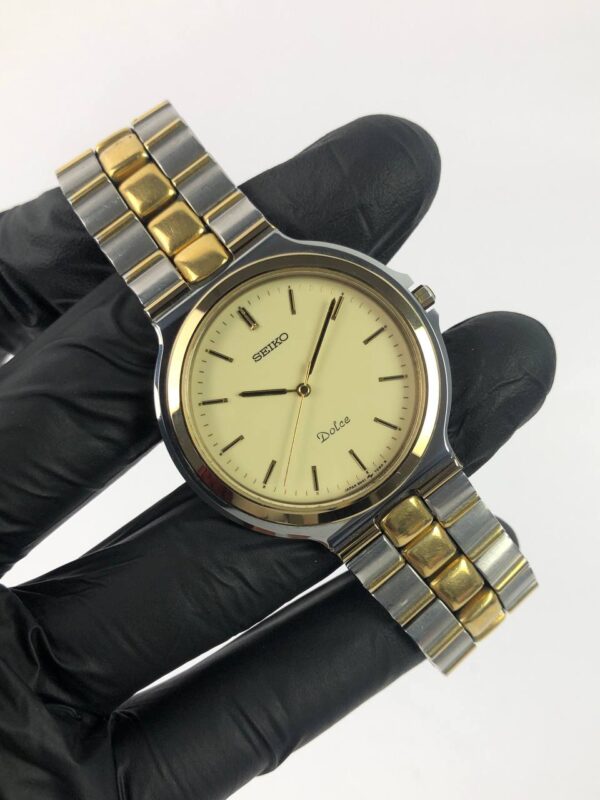 SEIKO DOLCE WATCH MEN TWO TONE - Gambar 4