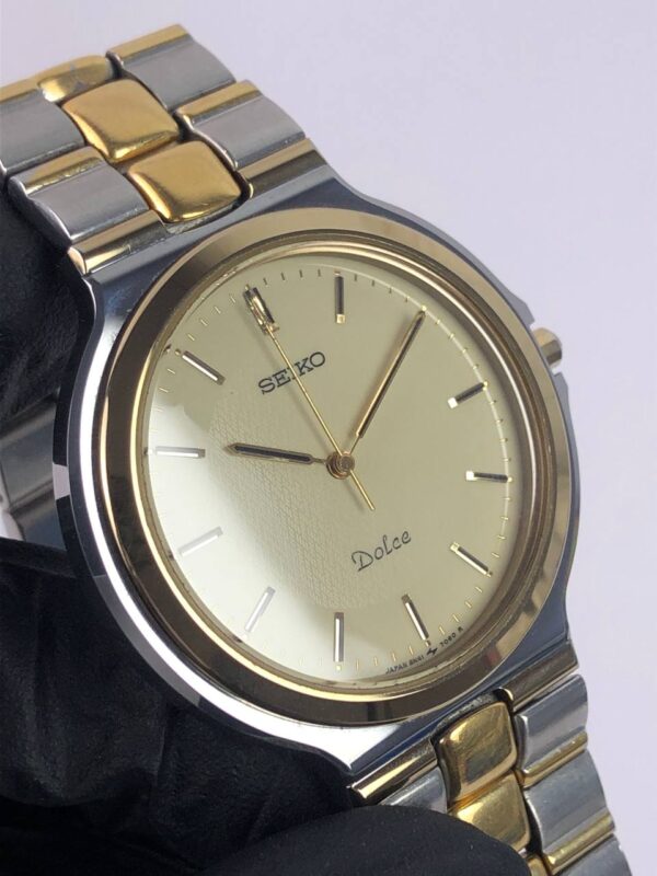 SEIKO DOLCE WATCH MEN TWO TONE - Gambar 5