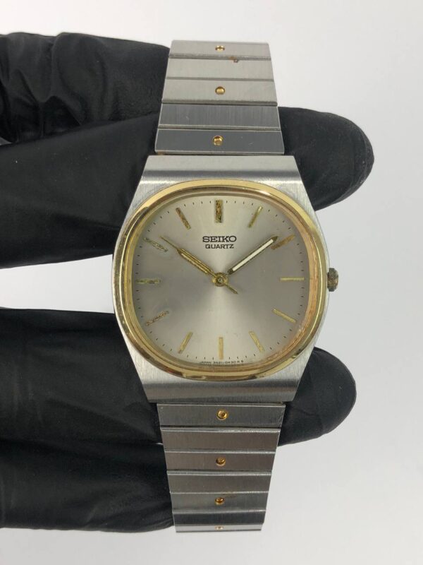 SEIKO QUARTZ GOLD TONE BEZEL - Gambar 2