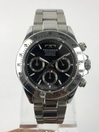TECHNOS CHRONOGRAPH SAPPHIRE FULL ORI