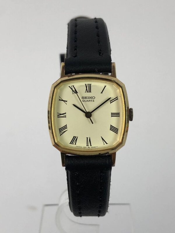 SEIKO QUARTZ ROMAN MULTIGONAL CASE