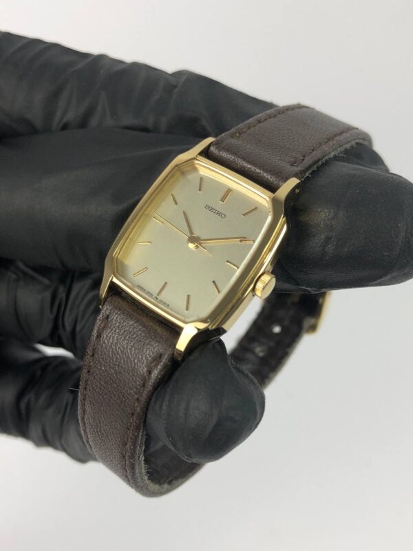FULL ORI SEIKO LADY TEXTURE LINEN DIAL - Gambar 3