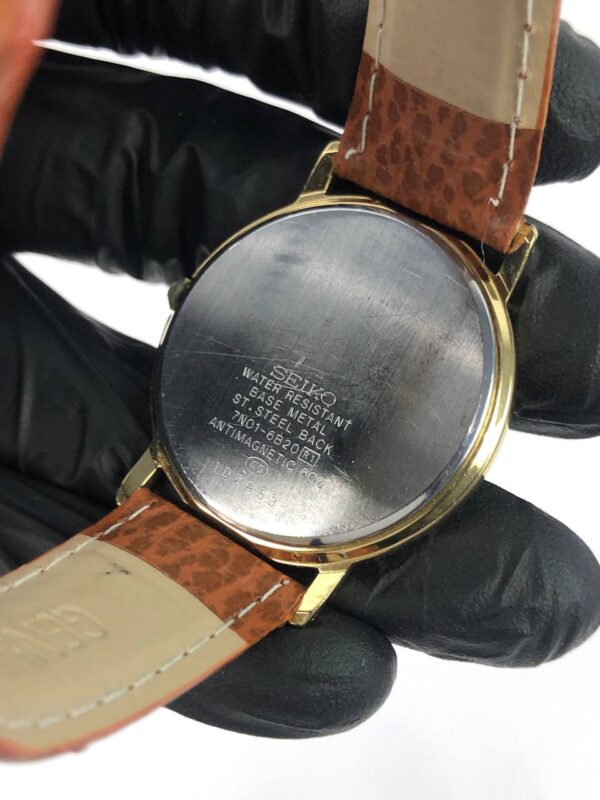 DRESSWATCH SEIKO FULL GOLD TONE - Gambar 7