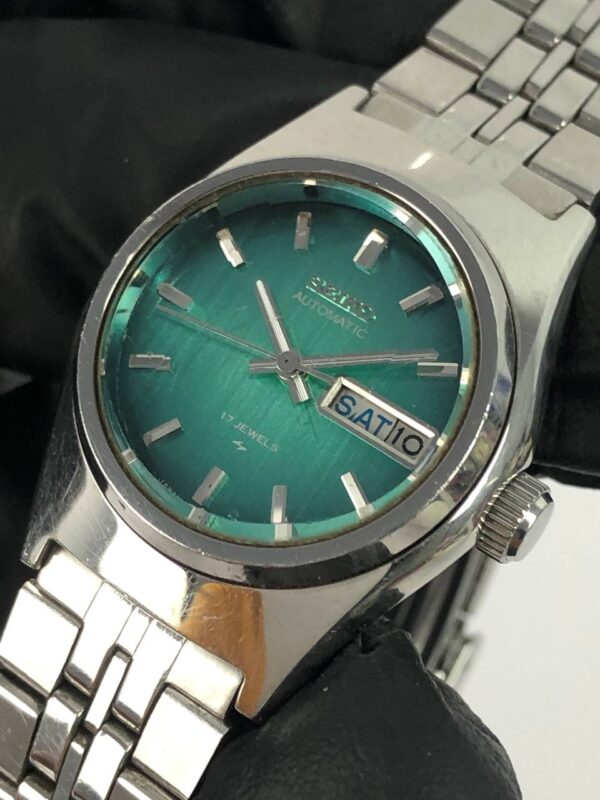 FULL ORI SEIKO AUTOMATIC LADY GREEN SUNBURST DIAL - Gambar 4