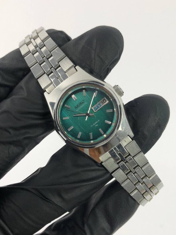 FULL ORI SEIKO AUTOMATIC LADY GREEN SUNBURST DIAL - Gambar 5