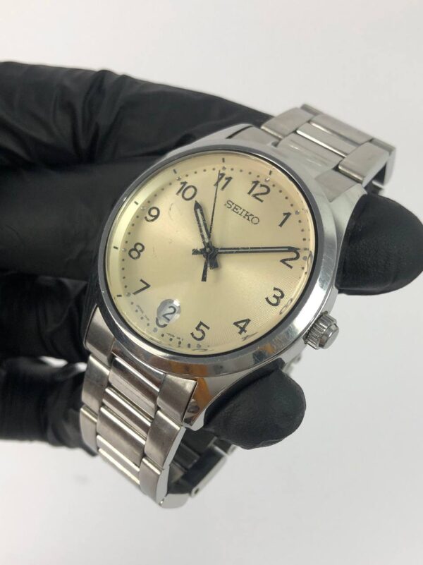 SEIKO NUMERIK TAN DIAL FULL ORI - Gambar 2