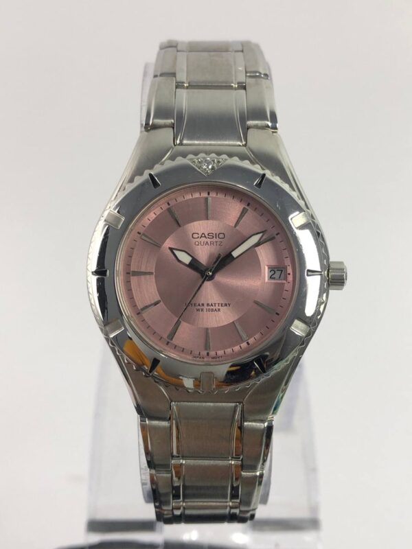 CASIO QUARTZ PINK DIAL