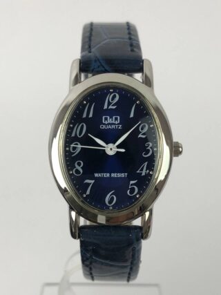 Q&Q OVAL BLUE DIAL