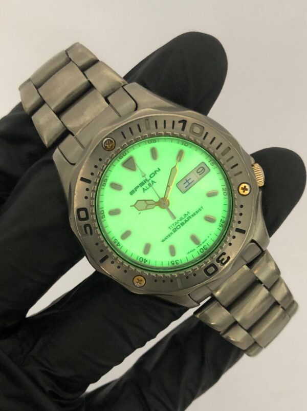 ALBA EPSILON DIVER TITANIUM LUME DIAL - Gambar 5