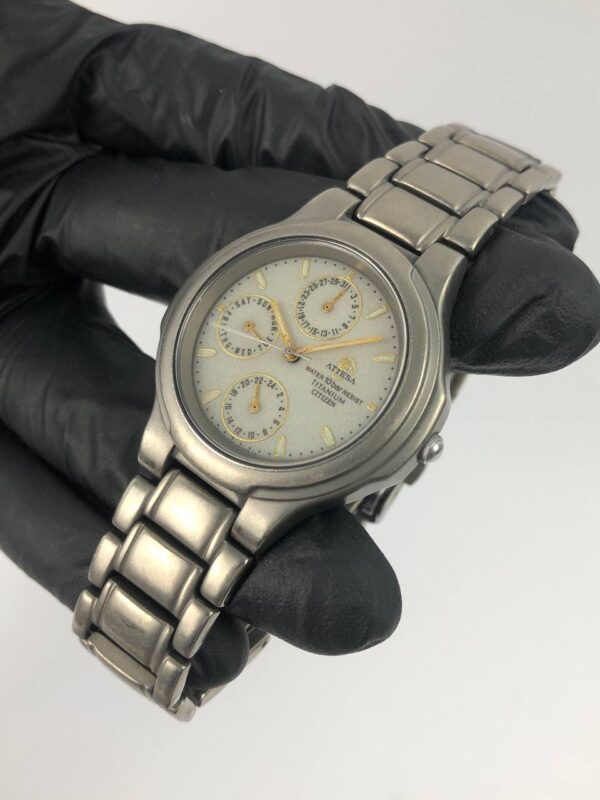 CITIZEN ATTESA BLUE LUME DIAL TITANIUM - Gambar 3