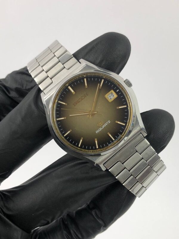 RICOH RIQUARTZ SUNBURST BROWN DIAL - Gambar 4