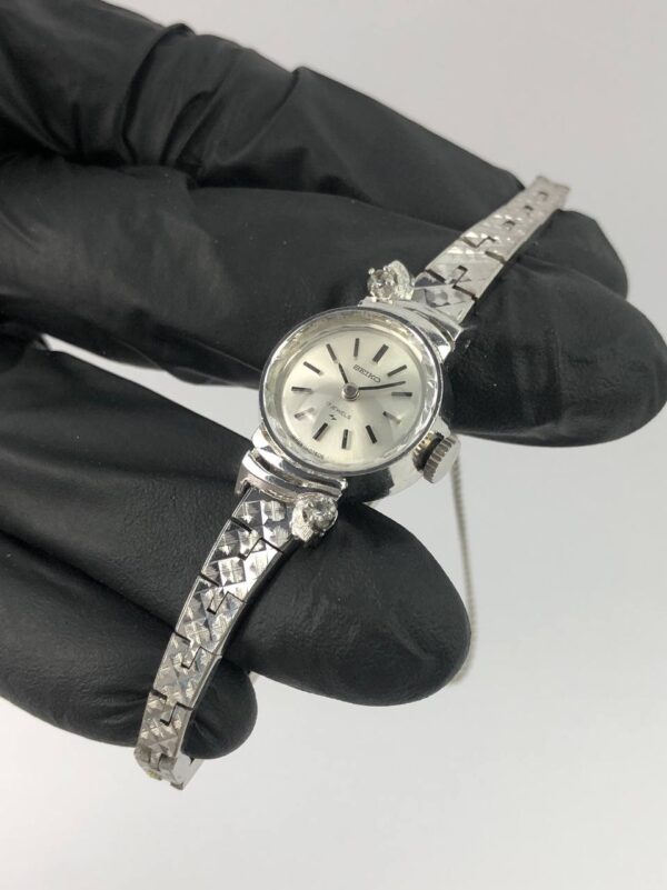 SEIKO VINTAGE CASING LAPIS EMAS PUTIH - Gambar 3