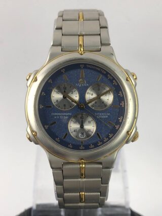 CITIZEN ATTESA TITANIUM SANDS BLUE DIAL