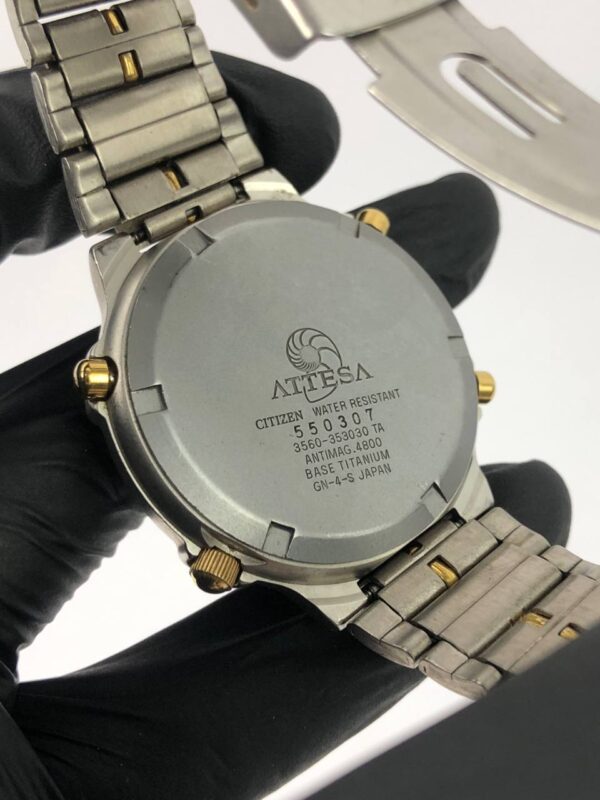 CITIZEN ATTESA TITANIUM SANDS BLUE DIAL - Gambar 8