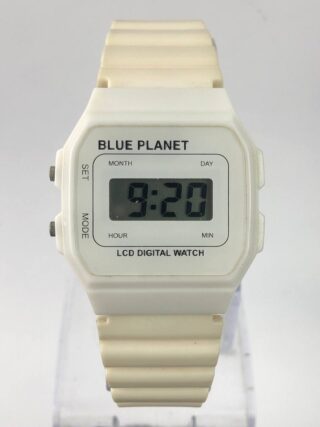 RETRO BLUE PLANET LCD VINTAGE
