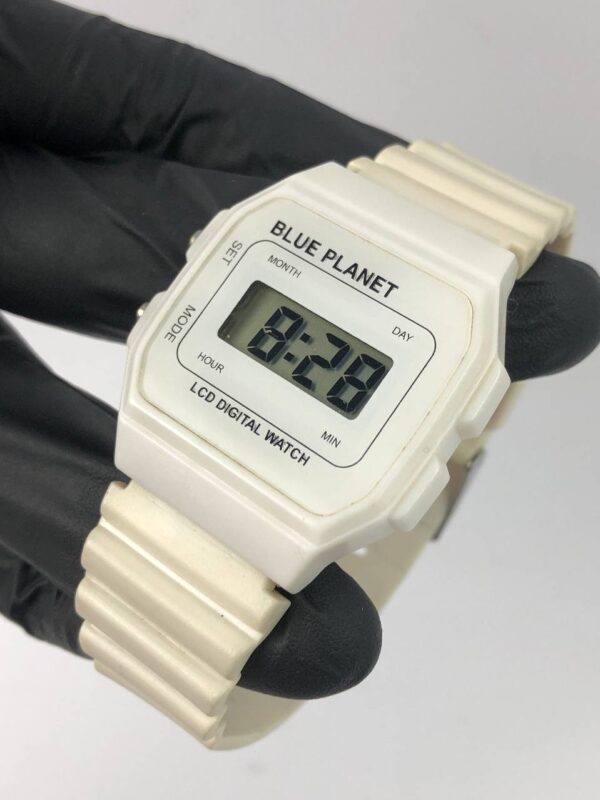 RETRO BLUE PLANET LCD VINTAGE - Gambar 3