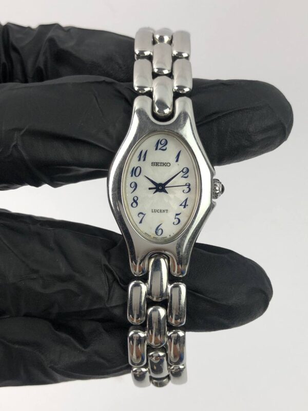 SEIKO LUCENT BLUE INDEX TEXTURE DIAL - Gambar 2