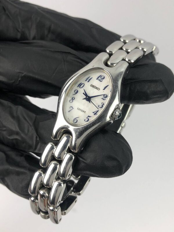 SEIKO LUCENT BLUE INDEX TEXTURE DIAL - Gambar 3