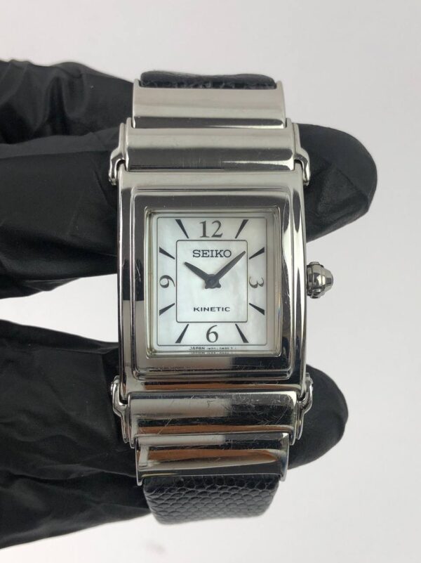 RARE SEIKO KINETIC TANK FULL ORI - Gambar 2