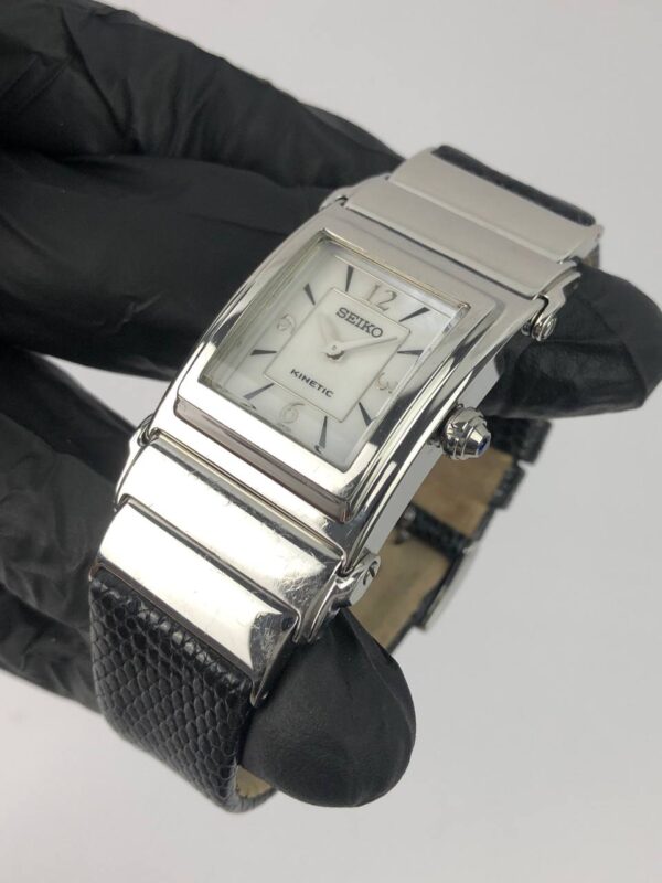 RARE SEIKO KINETIC TANK FULL ORI - Gambar 3