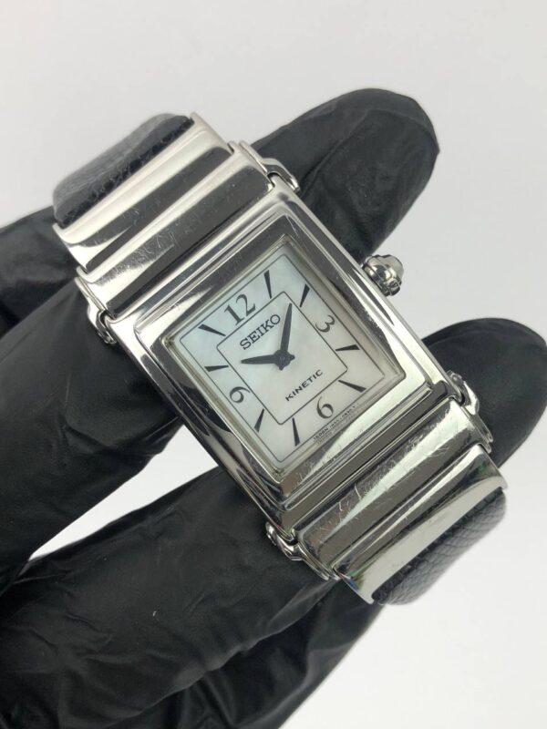 RARE SEIKO KINETIC TANK FULL ORI - Gambar 4