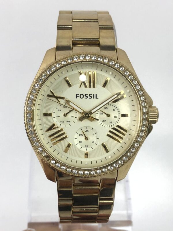 FOSSIL CECILE GOLD ROMAN DIAL