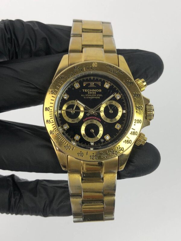 TECHNOS CHRONOGRAPH SWISSMADE FULL ORI - Gambar 2