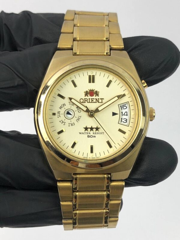 ORIENT TRIPLE STAR DAYDATE AUTOMATIC - Gambar 2