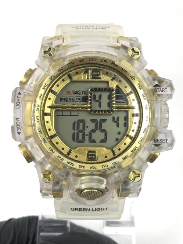 SPORTS DIGITAL TRANSPARANT CASE