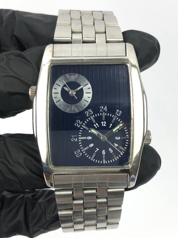 DUAL TIME JAPAN BLUE DIAL - Gambar 2