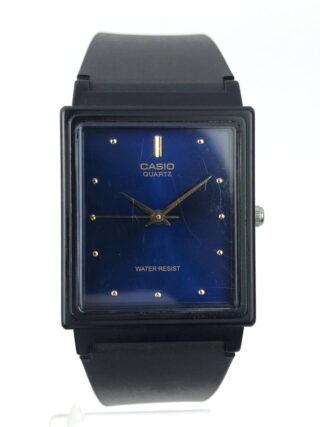 CASIO TANK ANALOG BLUE DIAL