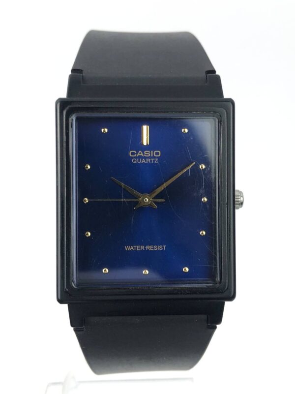 CASIO TANK ANALOG BLUE DIAL