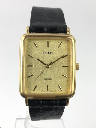 SEIKO SPIRIT TANK SNOWFLAKE DIAL ALL ORI