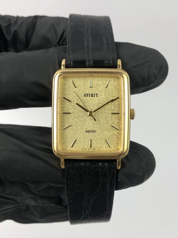 SEIKO SPIRIT TANK SNOWFLAKE DIAL ALL ORI - Gambar 2