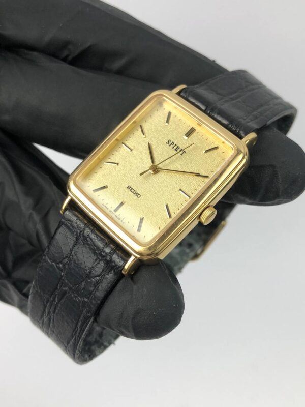 SEIKO SPIRIT TANK SNOWFLAKE DIAL ALL ORI - Gambar 4