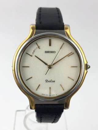 SEIKO DOLCE TWOTONE TEXTURED DIAL