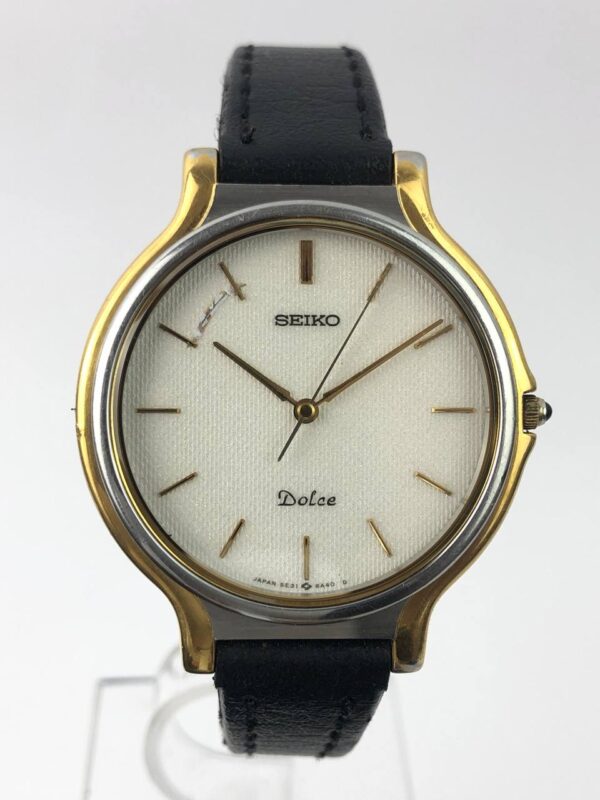 SEIKO DOLCE TWOTONE TEXTURED DIAL
